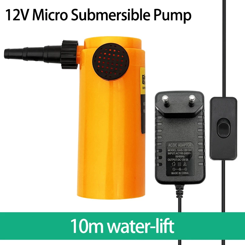 

Power Tool Parts 12V Micro Submersible Pump Lift 10M Water Pumping Station for Fish Tank Angle Grinder Guard Cutting Machine