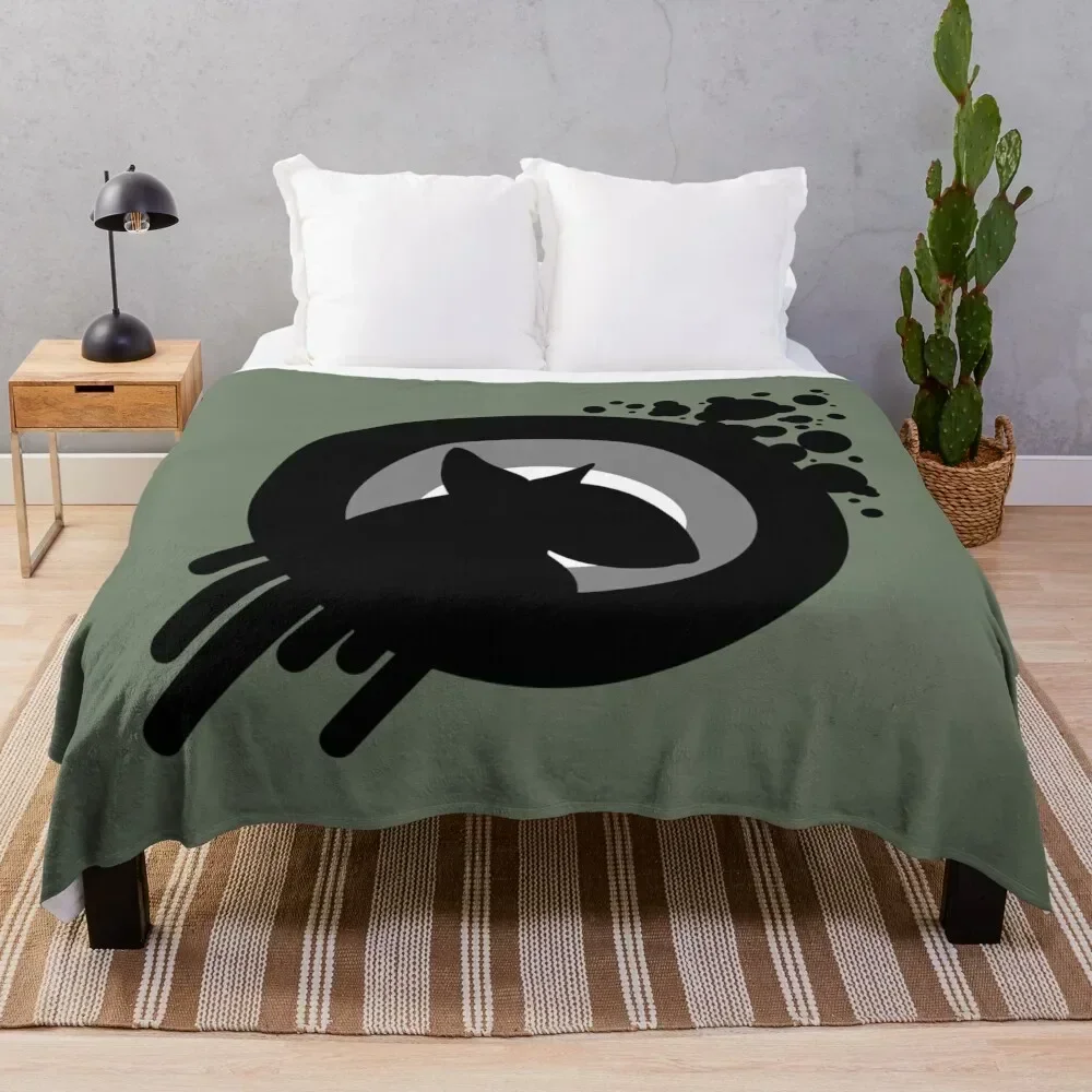 

Bullterrier Target Graphic Grey Throw Blanket Flannel Fleece Soft Warm Throw Blanket