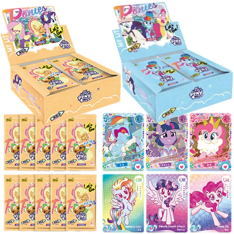 

KAYOU My Little Pony:Friendship is Magic Fun Film Cards Twilight Sparkle Anime Peripherals Rare CR UR Collectible Card Toys Gift