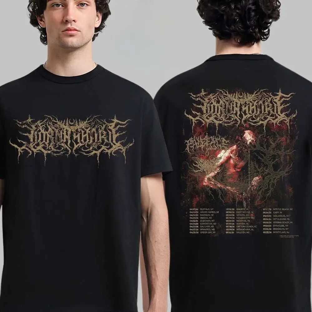 Heavy Metal Rock T Shirts 2026 Lorna Shore Band Shirt Summer Short Sleeve Fashion Brand Tee Luxury Casual Vintage T-shirt Unisex