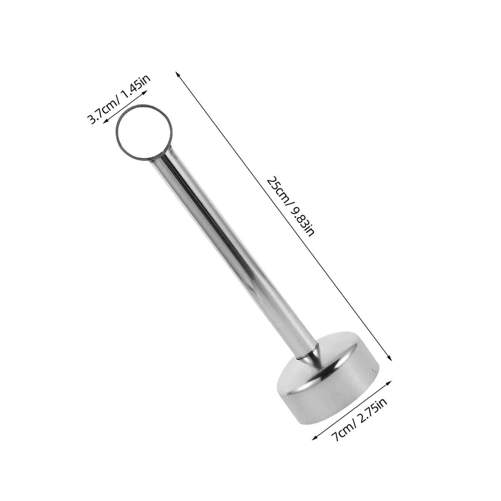 2Sets Stainless Steel Wardrobe Closet Rod Brackets Heavy Duty Ceiling Mounted Rail Holders Clothes Hanging Pole Support Socket