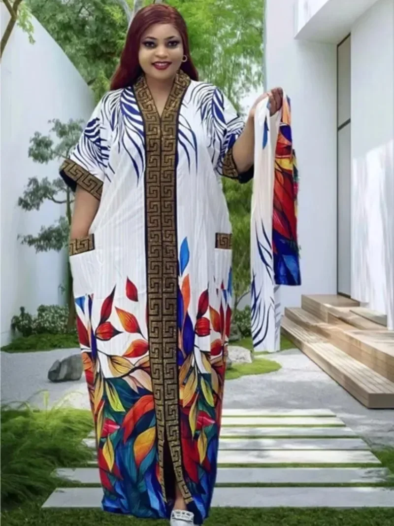 فساتين أفريقية للنساء Vetement فام Dashiki عباية فستان ماكسي ملابس أفريقيا فساتين Dashiki أنقرة 2026 ربيع الخريف جديد