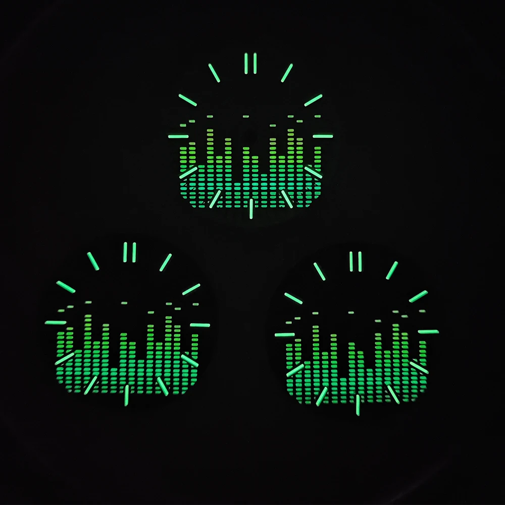 28.5mm Watch Dial Music Style Dial nh35 Sterile Dial C3 Lumes Customizable Watch Face Fit NH35/NH36/Miyota8215 Movements