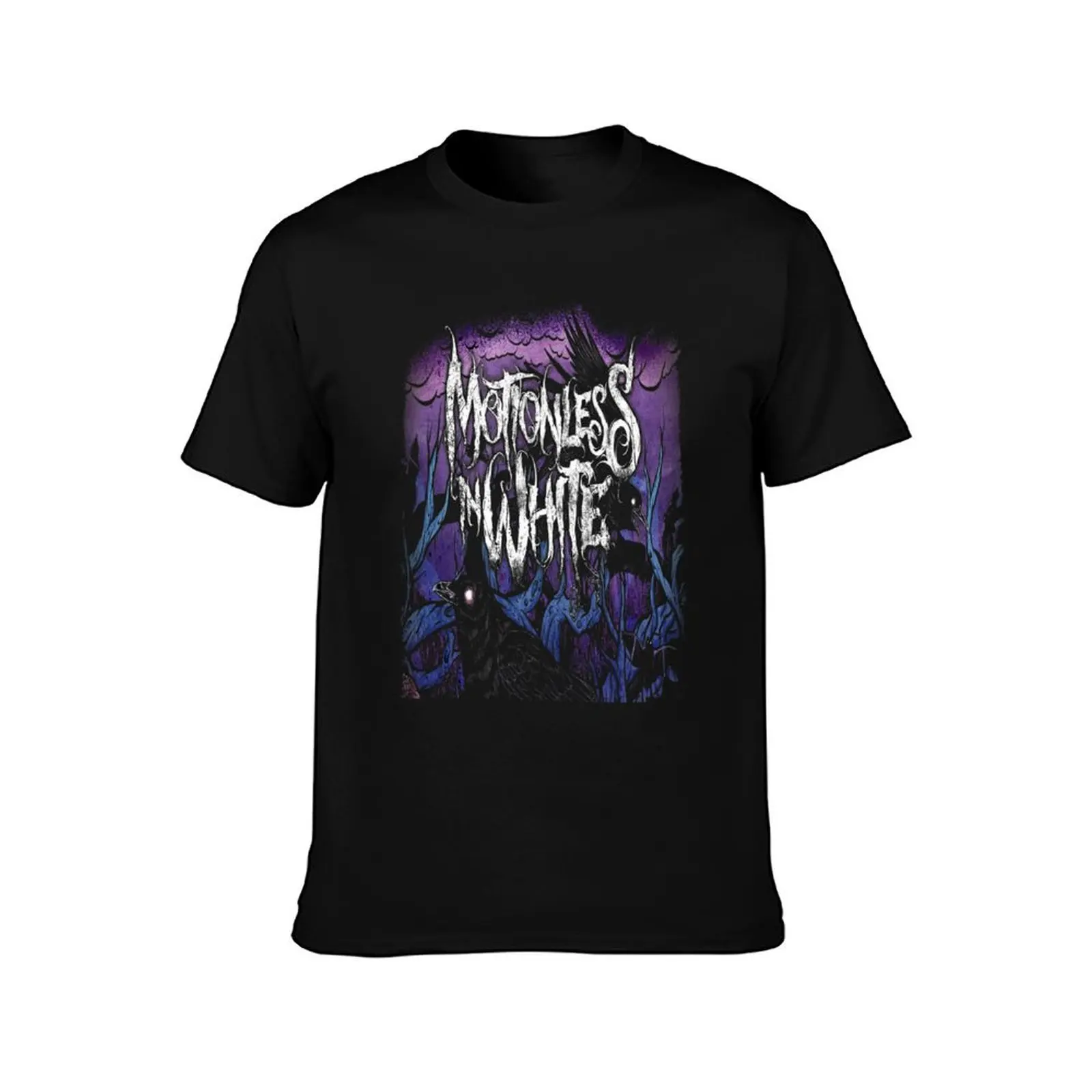 Creatures Motionless Music Band Gift Men T-Shirt Simple Print Design T-Shirt