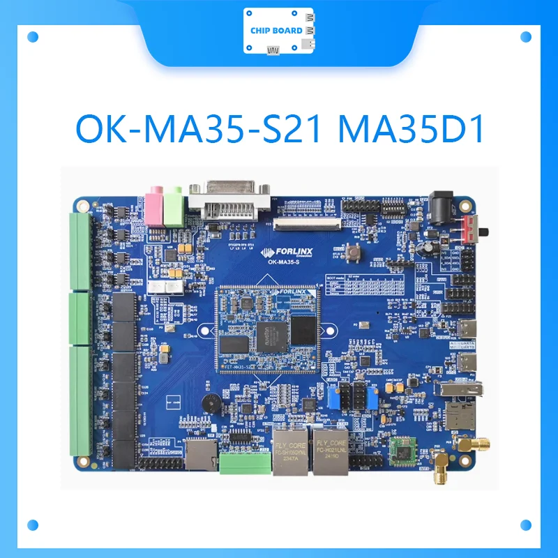 

Forlink linux OK-MA35-S21 Nuvoton MA35D1 development board kit ARM core board power evaluation boards