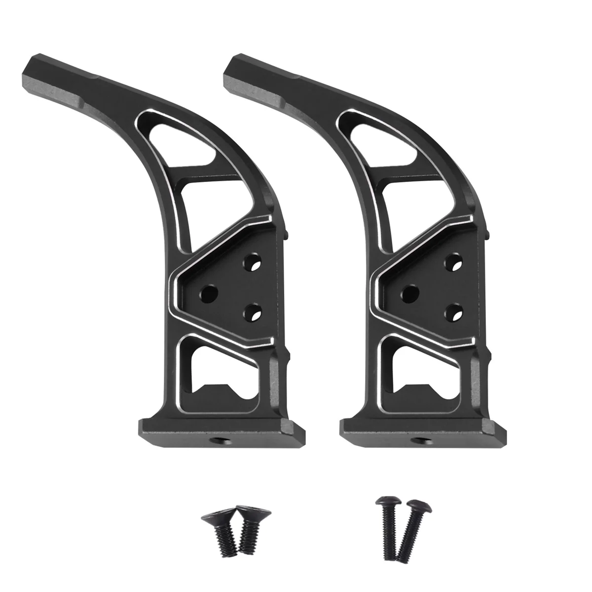 

Metal Rear Wing Support Frame Diffuser Supports for 1/7 Arrma Infraction Limitless Felony RC Car Upgrade Parts,Black