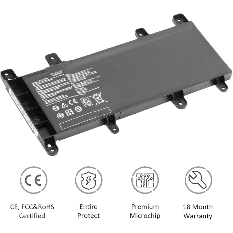C21N1515 7.6V 38Wh Laptop Battery Replacement for Asus X756 X756U X756UJ X756UA X756UX X756UB X756UQ X756UQX X756UV X756UW
