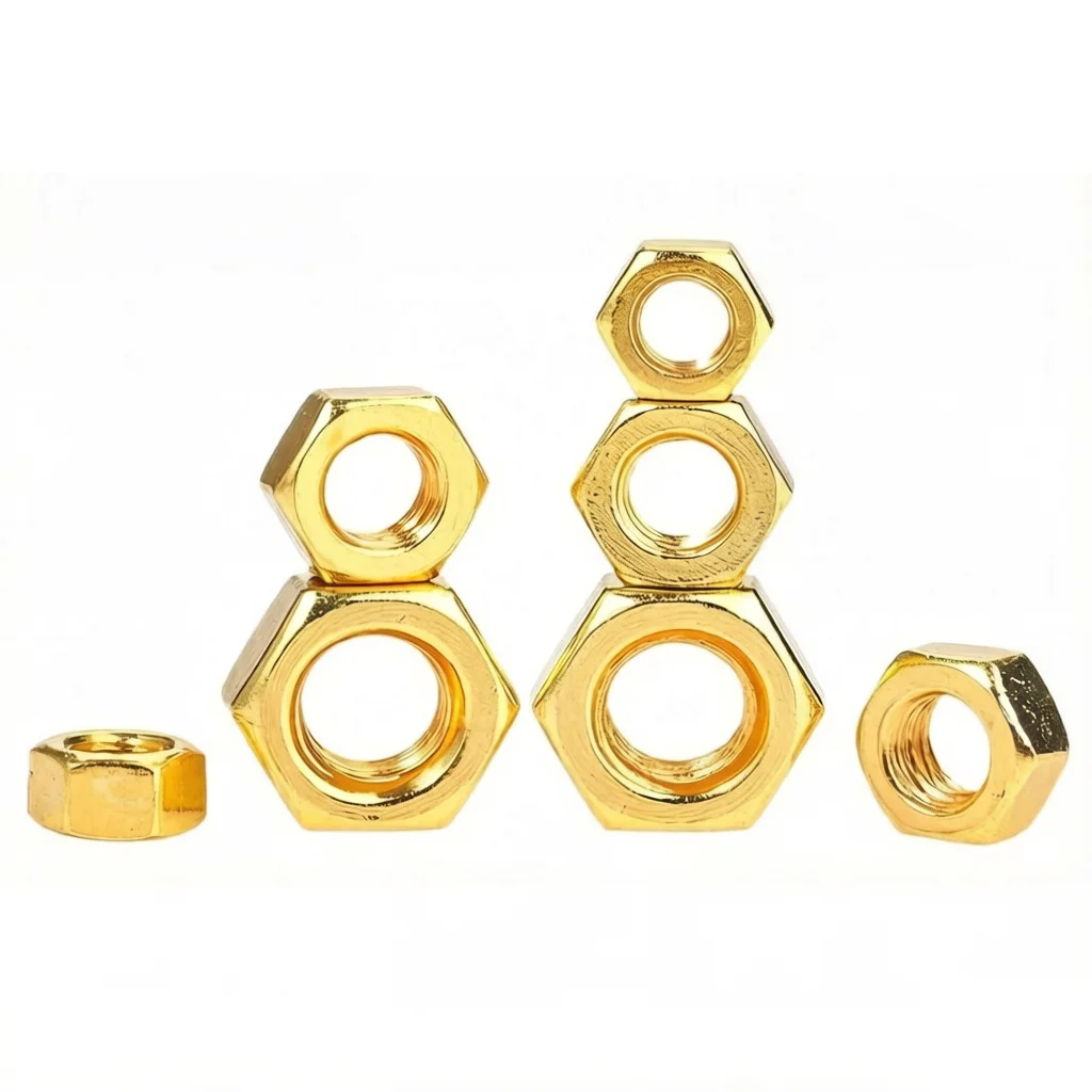 10/20/30pcs M2 M2.5 M3 M4 M5 M6 Grade 8.8 Alloy Steel Plating Titanium Gold Color Hex Hexagon Nut Metric Thread Hex Nuts