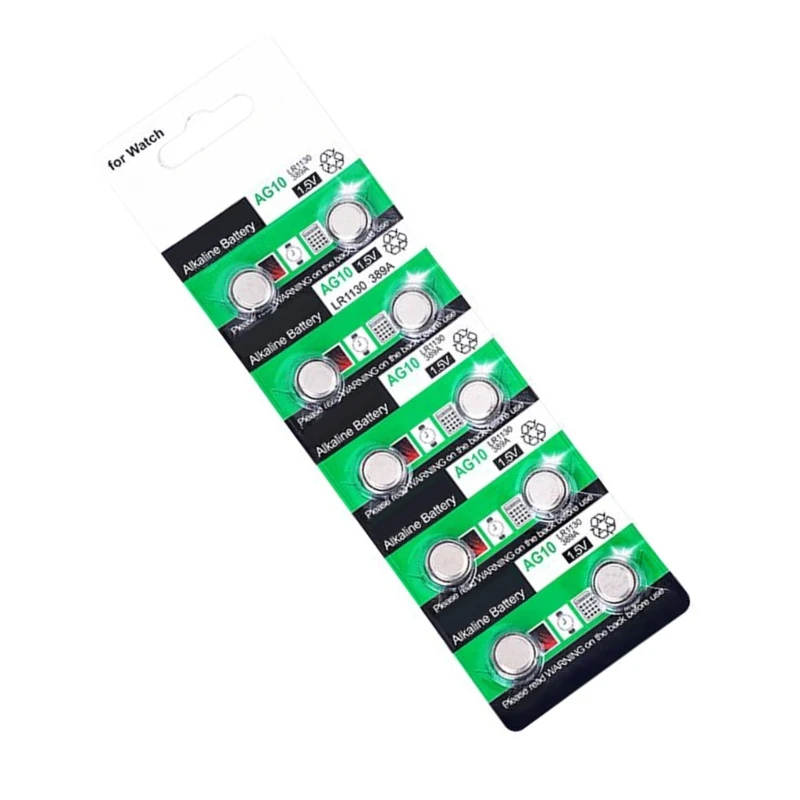 20/10Pack AG10 LR1130 LR54 1.5V Alkaline Button Cell Batteries1.5V Battery for Watches,Calculators,Toy Small Electronics