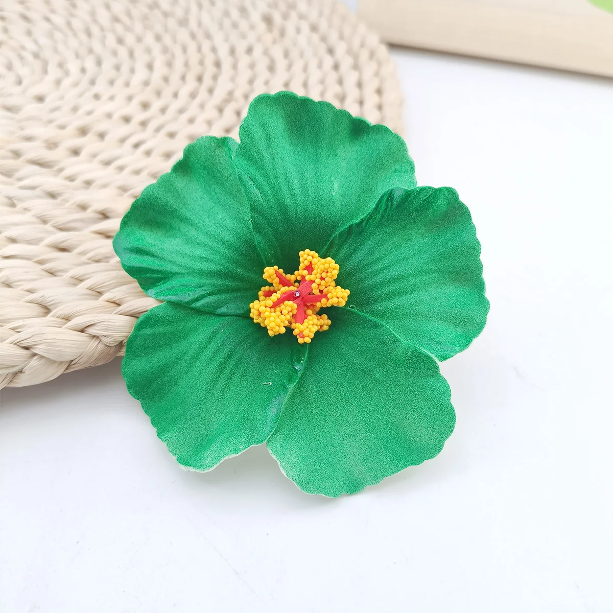 1/2/4/9 Stück Hawaiianische Blumen-Haarspangen für Frauen und Mädchen, romantische Bohemian-Blumen-Seitenpony-Clips, BB-Haarspangen, Haar-Accessoires – Detail 12