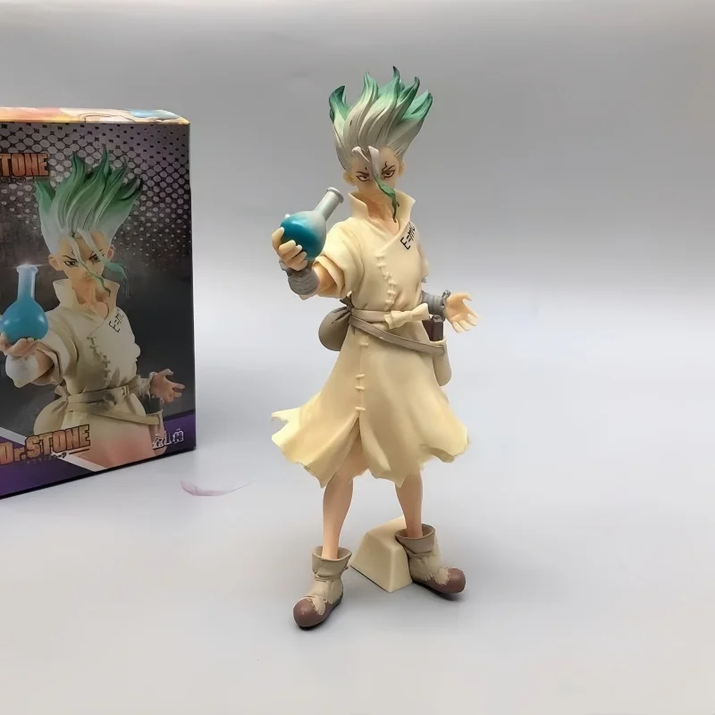 

В наличии Dr Stone Ishigami Senkuu Science Kingdom Модель Коробка Набор Высокое Качество Не Подвижные Фигурки Украшения Сюрприз Подарочные Игрушки