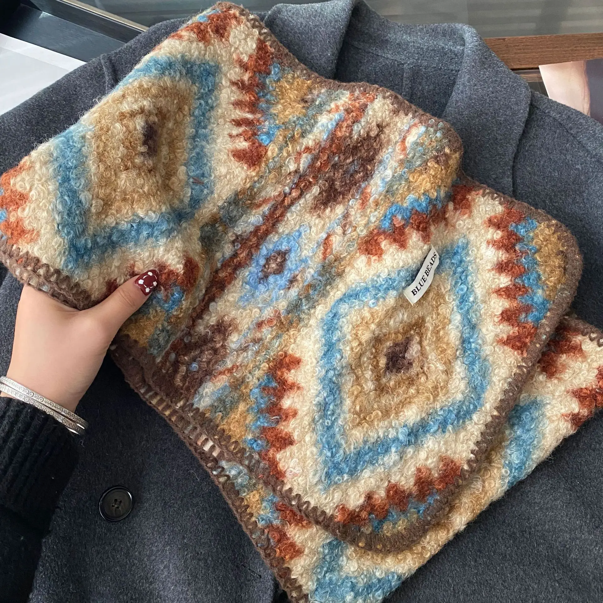 cachecol-fair-isle-multicolor-em-la-sintetica-reversivel-quente-macio-e-aconchegante-para-mulheres-outono-inverno-estilo-vintage-e-moderno-longo-para-o-pescoco-presente
