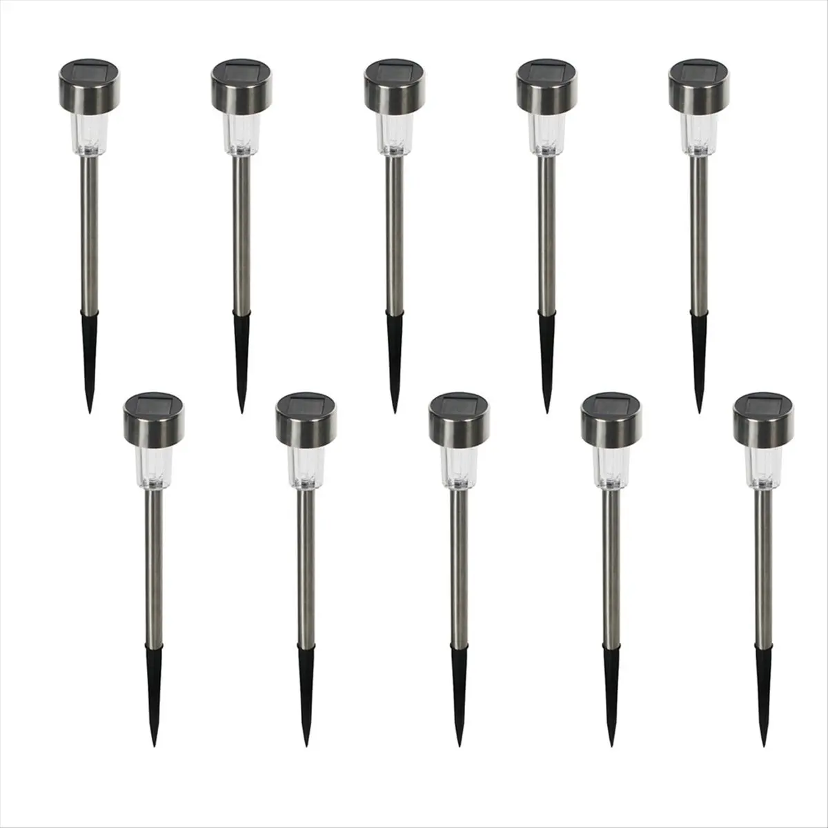 ABMO Warm Solar Lawn Lamp, Outdoor Garden Lamp, Outdoor Ground Lamp, Household Solar Lamp (Plastic Type)