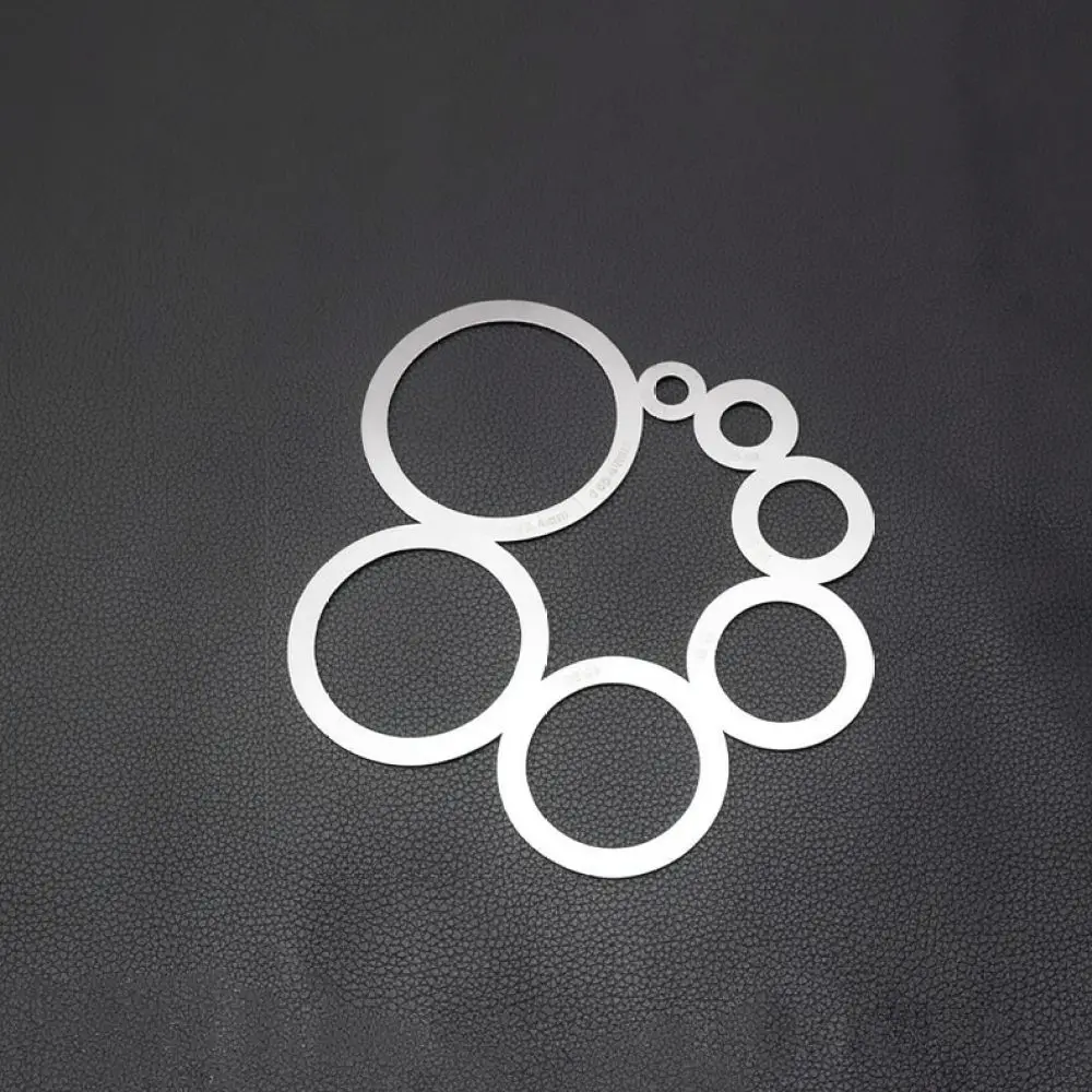 Metal Leather Craft Corner Radius Template Drawing Tool For Accurate Pattern Cutting Handmade Projects Supplies