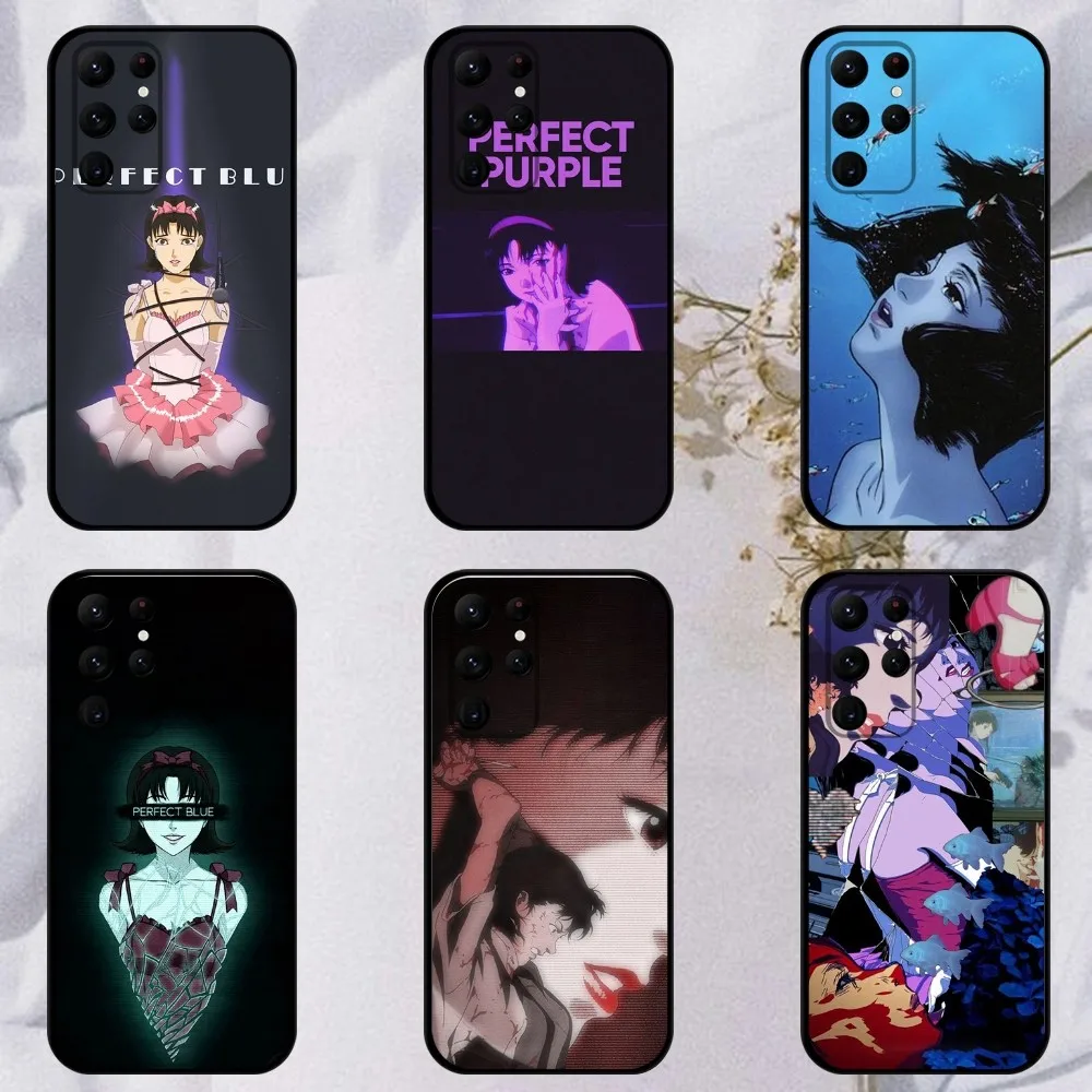 Чехол для телефона Mima Kirigoe с японским аниме для Samsung S23,22,30,21,10,9, Note20 Ultra,Lite, Ultra,5G, Plus,FE, черный мягкий чехол