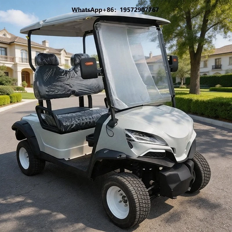 Premium Touch Screen Electric Utility All Terrain Golf Cart for Commercial Resort Patrol Fleet Transport