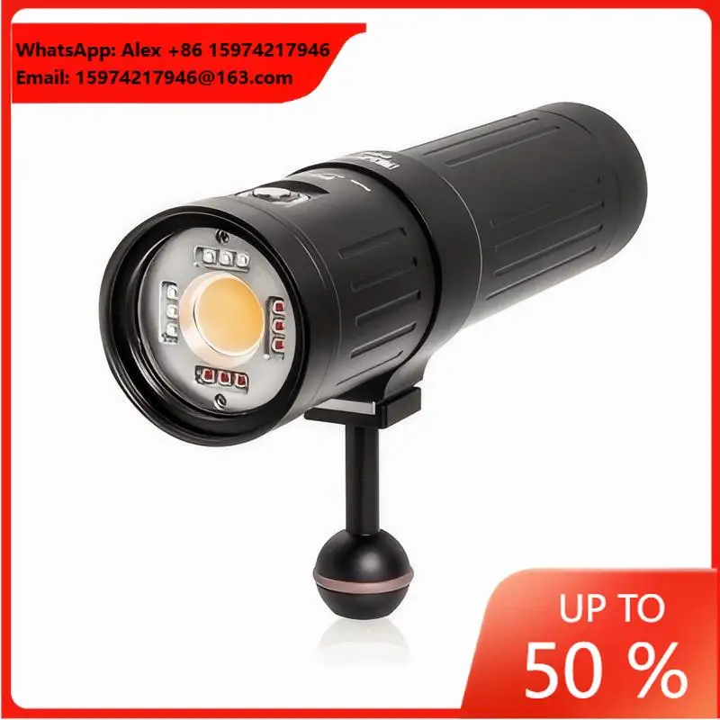 SCUBALAMP P53 PRO 10000lm Underwater Torch Light Rechargeable Battery For Scuba Diving