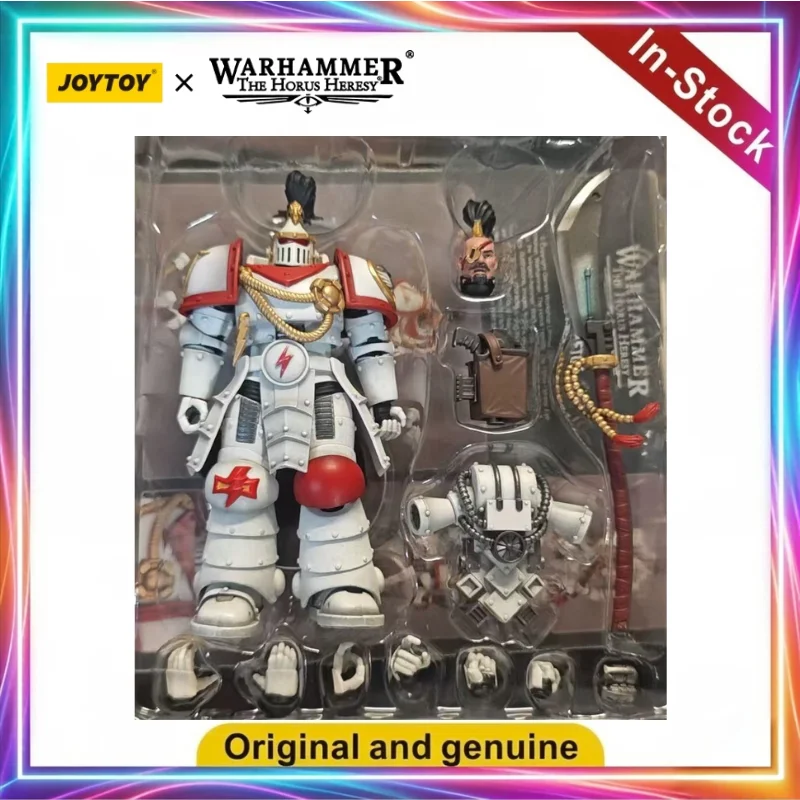 JOYTOY Warhammer 30K White Scars Legion Praetor 1/18 Action Figures Toy Model Gift Collection Ornament
