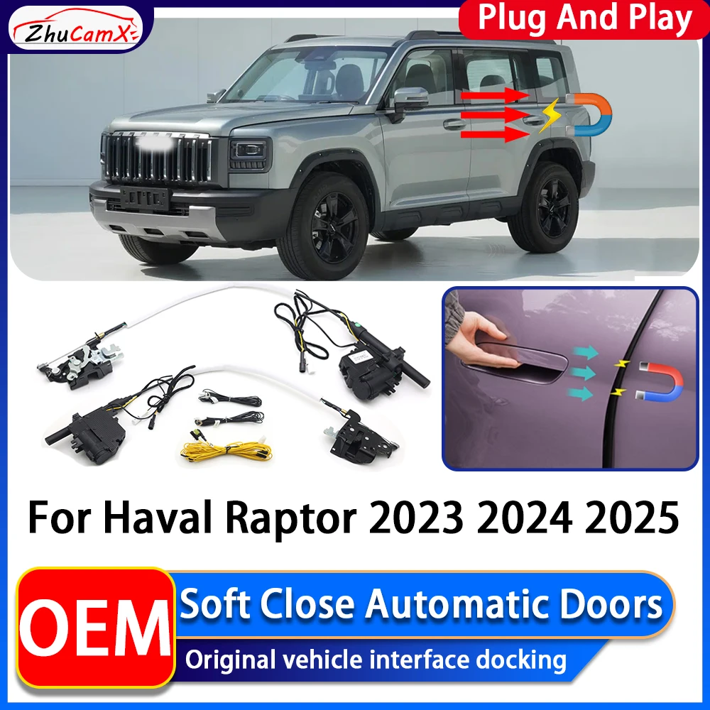 ZhuCamX OEM Electric Suction Power Soft Close Car Door Automatic Door Closing System For Haval Raptor 2023 2024 2025