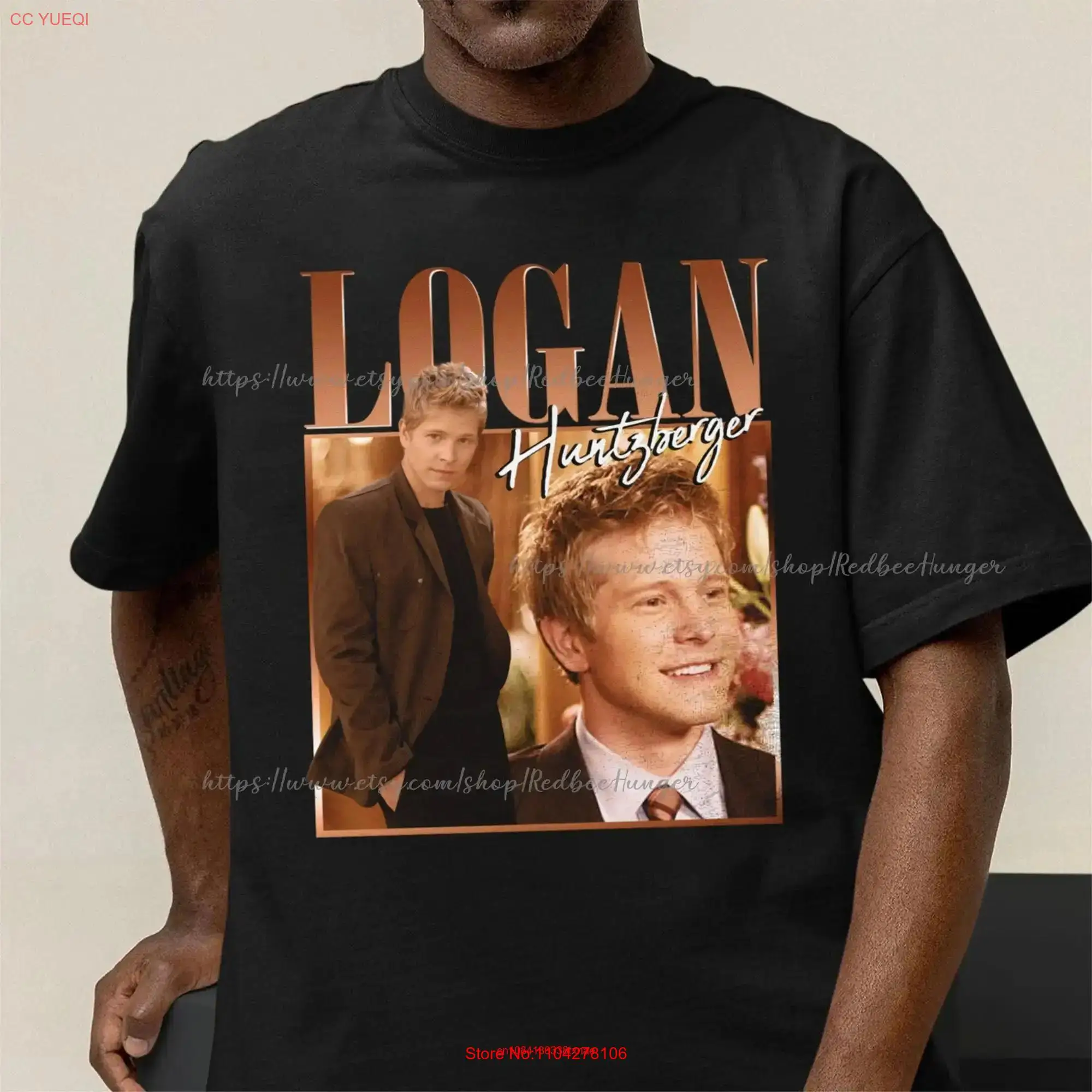 Limited Logan Huntzberger Vintage T Shirt Homage Bootleg Retro 90s SweaT long or short sleeves