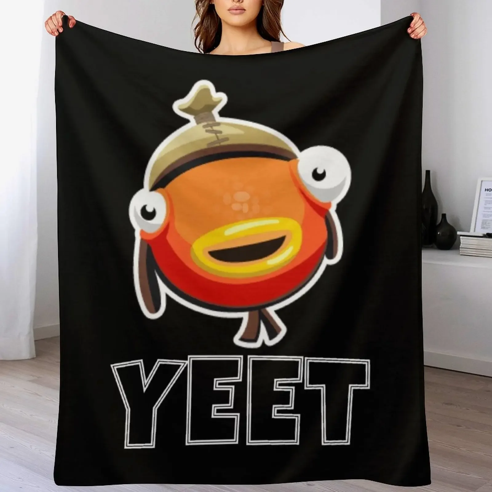 

yeet fishstick Throw Blanket Blankets For Baby Decoratives Soft Beach Blankets