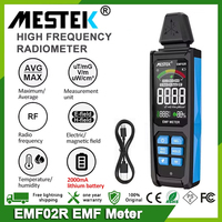 EMF02R EMF Meter Electromagnetic Field Radiation Detector 30Mhz~8GHz High Frequency Radiometer Tester Radio Frequency Warn Meter