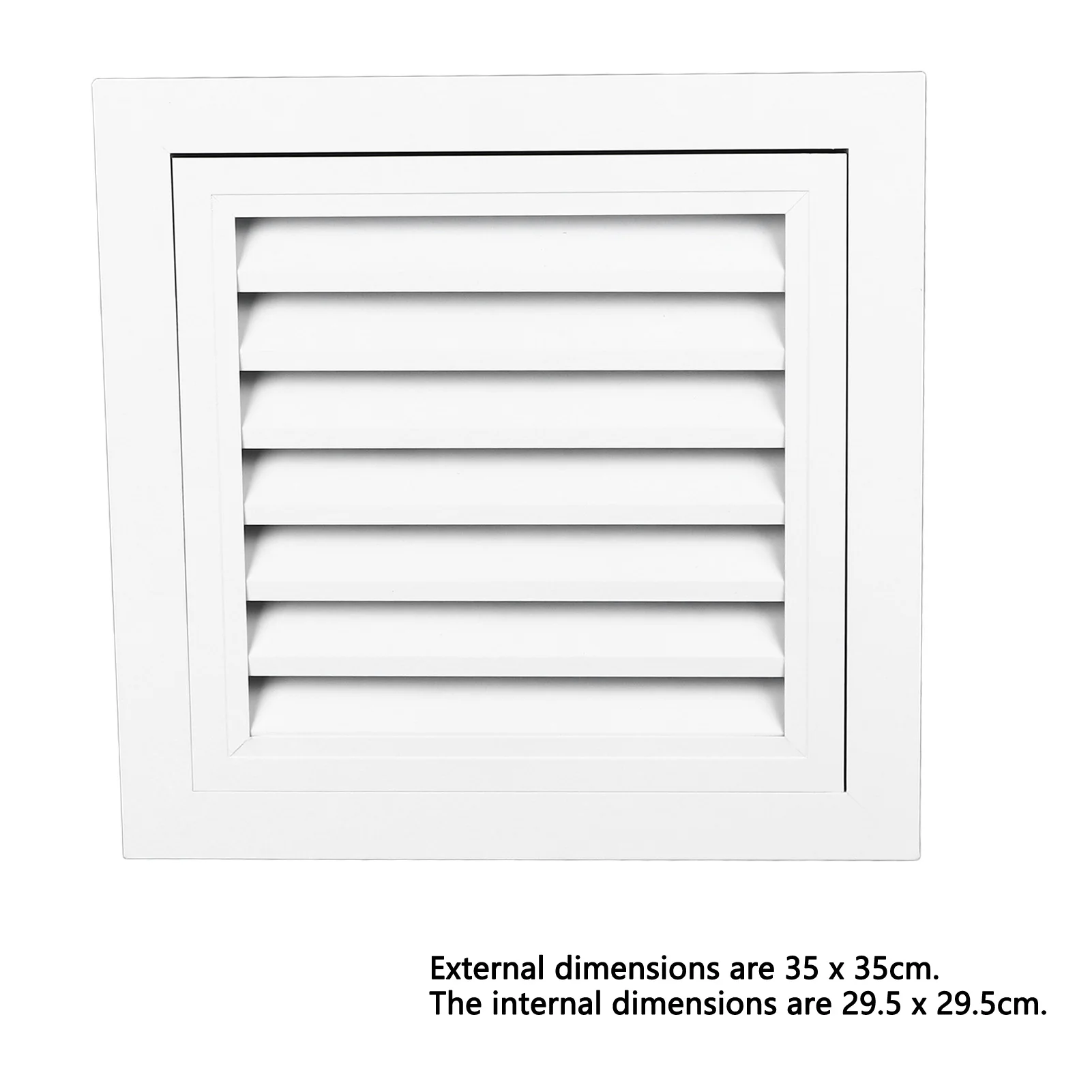 Aluminum Alloy Gable Vent Wall Grille Air Vents Cover With Screen Good Ventilation For Home Office