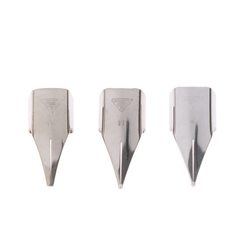 3Pcs 757# Fountain Pen Nib Replacement EF F M Smooth Writing Art Tip Durable Ink Nibs School Office Daily Stationery Supplies