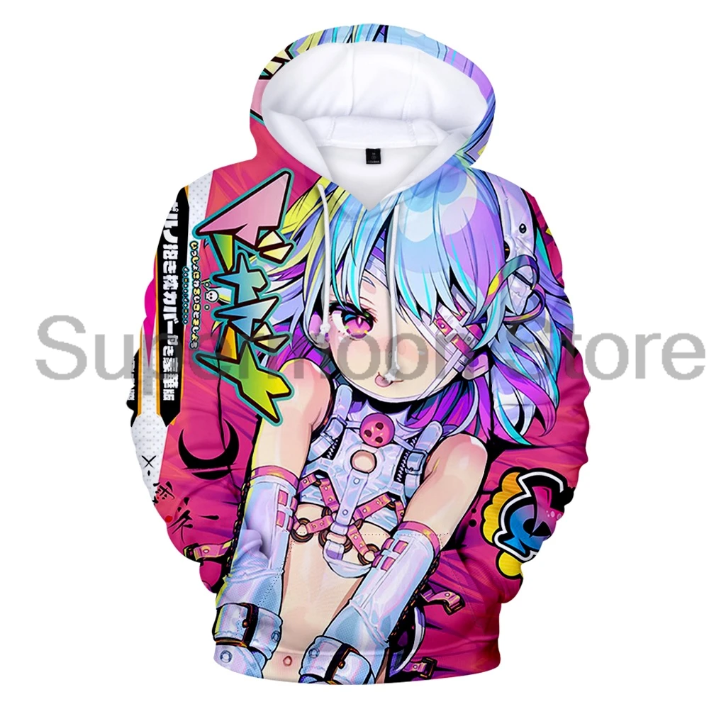 Dohna Dohna دعونا نفعل أشياء سيئة معًا أنيمي هوديي كم طويل ملابس الشارع الشهير الرجال النساء مقنعين البلوز ملابس ثلاثية الأبعاد