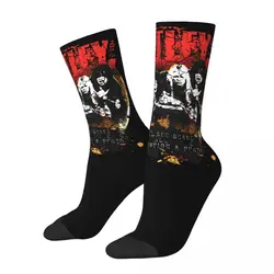 Happy Funny Unisex Socks Motley Crues Metal Rock Music Band accessori calze calde di alta qualità per tutte le stagioni