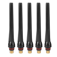 5pcs Long Back  TIG Welding Cutter Back  for SR17 / SR18 / SR26 0.9x0.5cm Back  Torch Back  TIG Welding Accessory