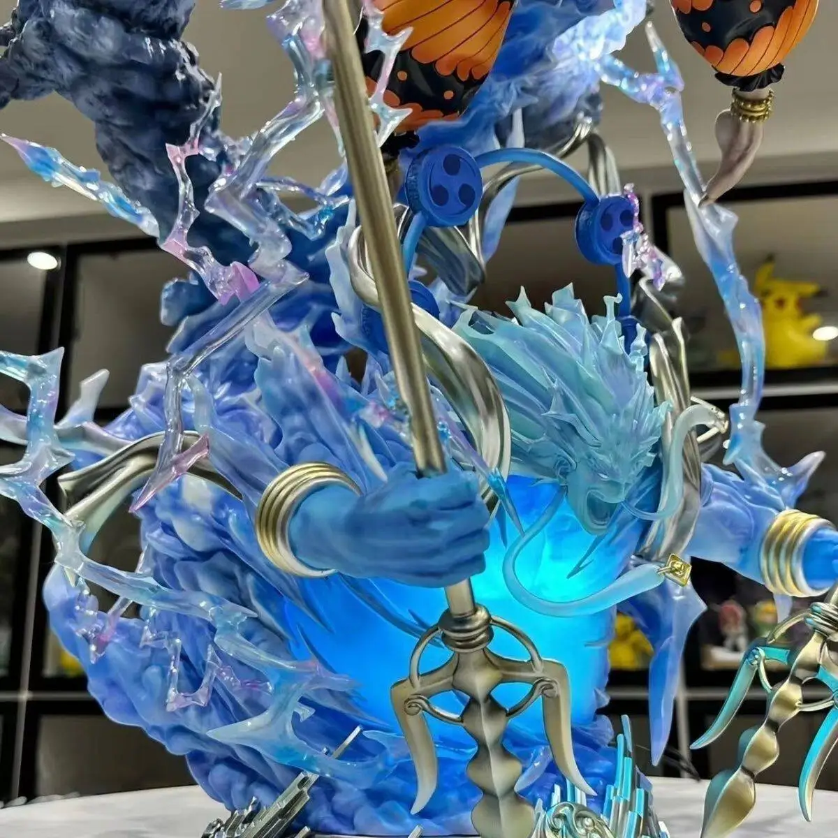 Premium Version LS 37CM Enel God of Thunder One Piece Anime Figure Statue Model Collectible Gift - view 4