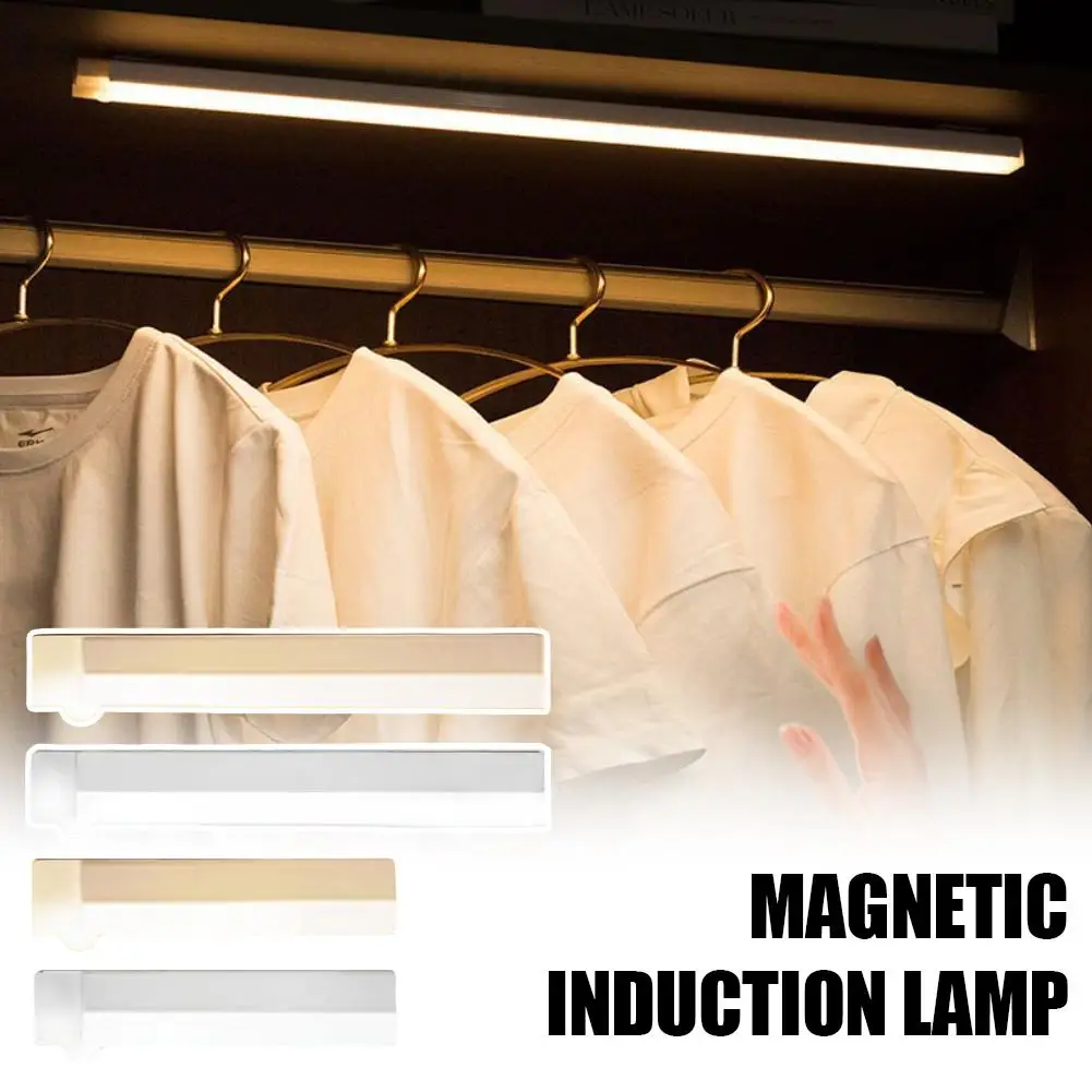 

Led Light Motion Sensor Lamp With Battery Portable Home Wardrobe Rechargeable Cupboard Decoration And Bedroom Indoor K1U0