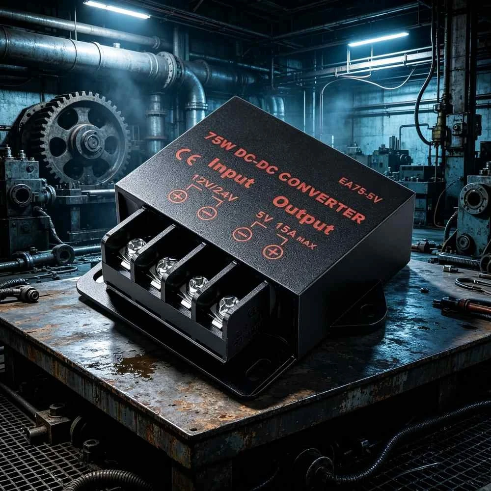 Step Down Reducer Regulator Module (12V/24)V to 5V (3A -15A) DC DC Converter Voltage Regulator for Car CE Waterproof Dustproof