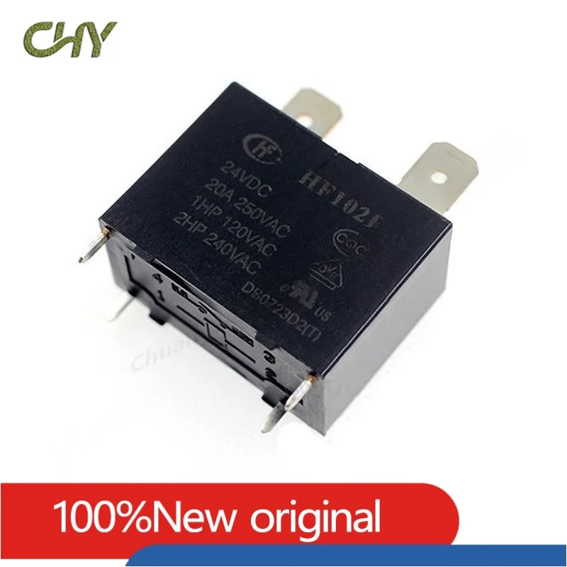 Air Conditioning Water Heater Relay HF102F- JQX-102F-12VDC 24VDC JQX-102F-P-12VDC 4PIN 20A