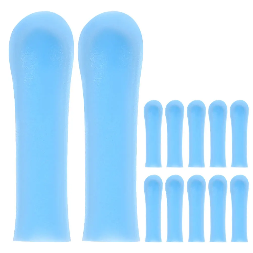 

12 шт. чехлы для удаления ушной серы, мягкие силиконовые сменные рукава, многоразовые легкие аксессуары для совок для ушей