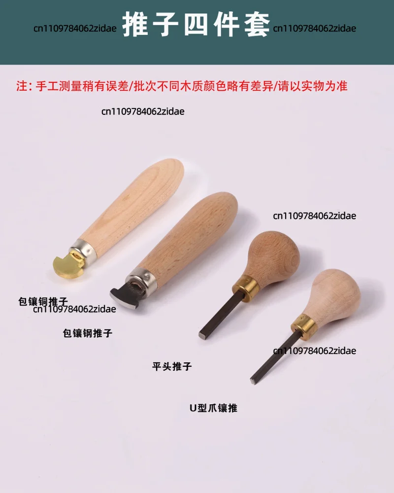 For Jewelry Stone Setting Pushers Flat & Concave Tip Gemstone Inlay Tool Goldsmith Jewelry Making Hand Tool