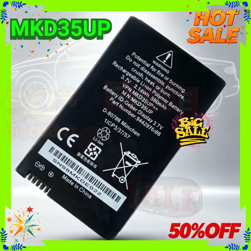 SWZY LCD Remote Control Key Battery MKD35UP for BMW X5 X6 X7 X3 X4 530Le 740 745 730 760LI 5/6/7 Series GT 9442976-01 6814351 1I