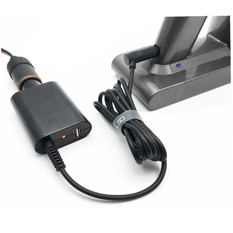 Portable Car Charger Power Adapter for Dyson Vacuum Cleaner Compatible with DC58 DC59 DC61 DC62 SV03 SV04 SV05 SV06