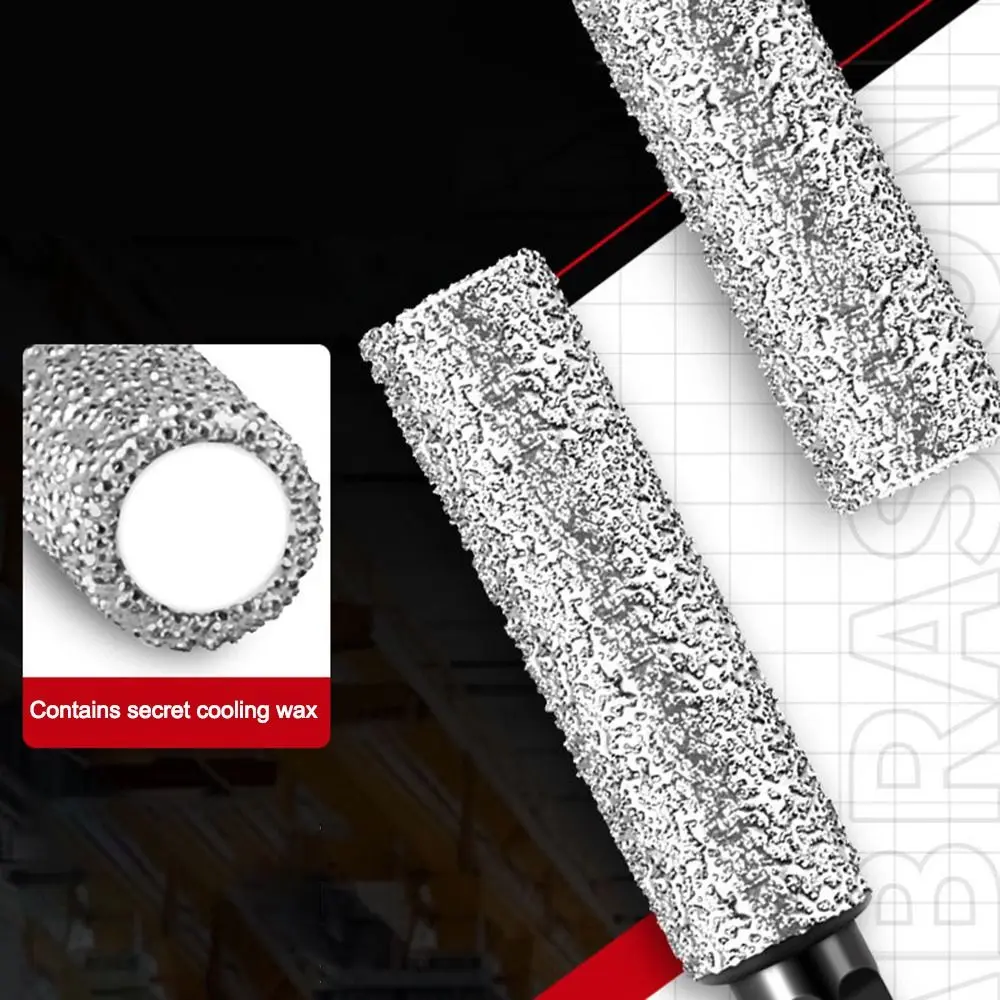 

6/8/10/12mm Diamond Drill Bit Hexagonal Shank Granite Brazing Hole Opener Ceramic Dry Ceramic Tile Hole Saw