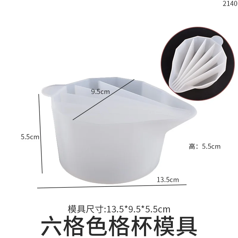 DIY Silicone Mixing Cup Color Container Mixing Cup For Resin Jewelry Molds Making Tools