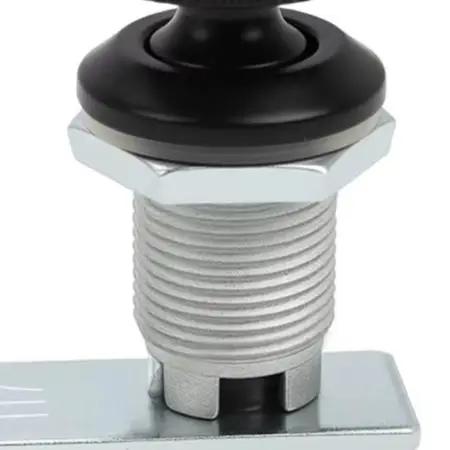 Push to Open Zinc Alloy Turn Tongue Lock with 90 Degree Rotation for Industrial Control Panels and Distribution Cabinets