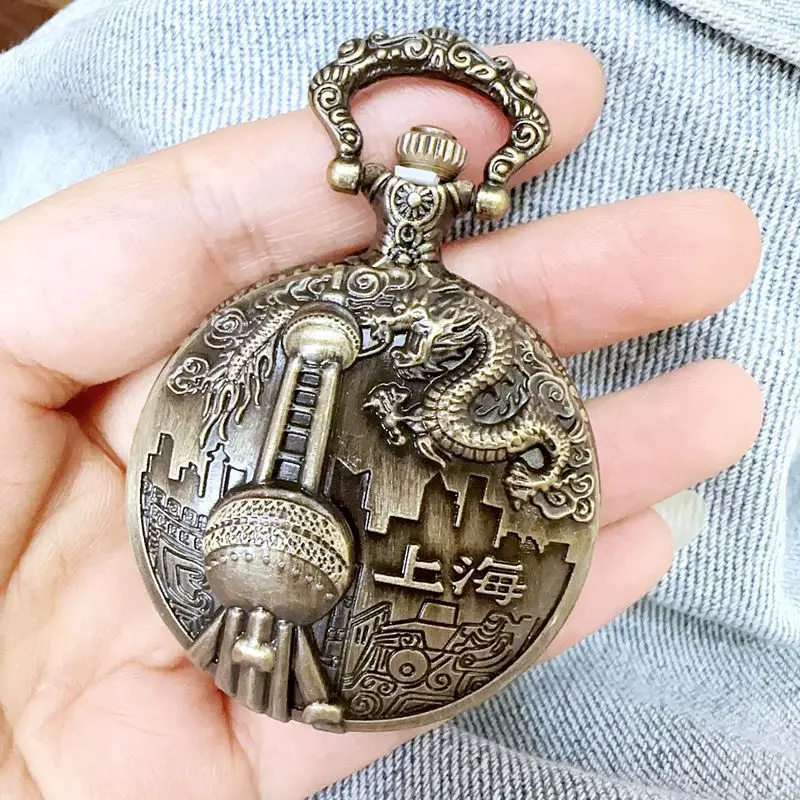 Fashionable Multiple Spherical Styles Vintage Relief Steampunk Carved And Hollowed Out Roman 15 Types Pocket Watch On Chain