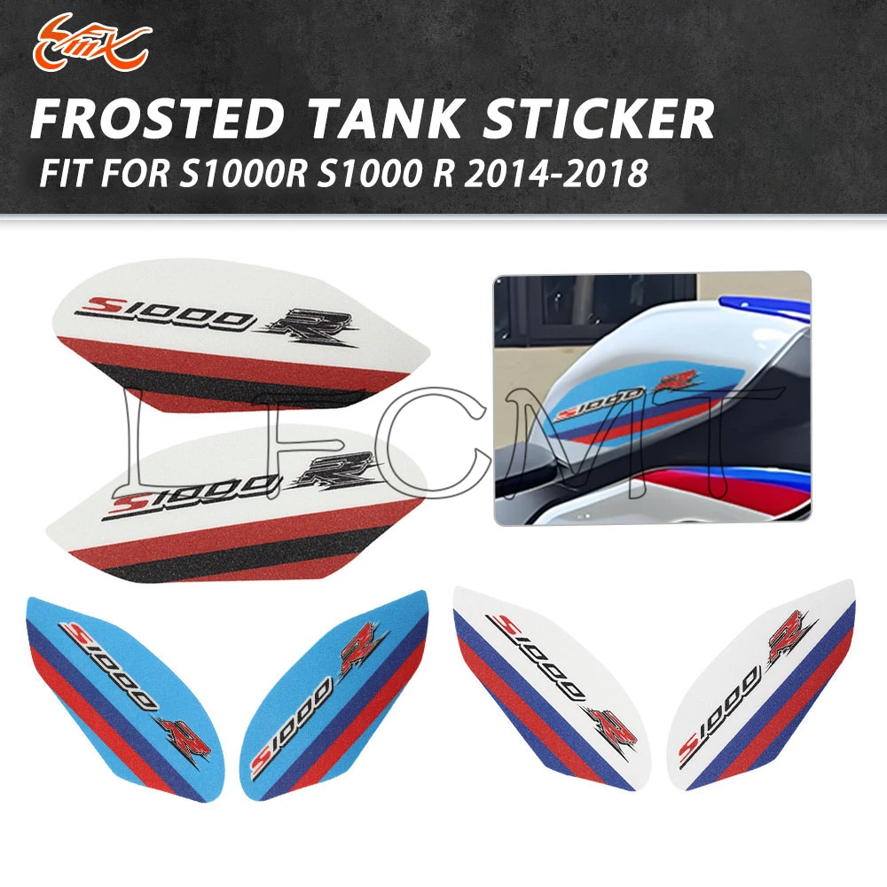

Motorcycle Side Tank Pad Protector Sticker Knee Grip Traction Pad Frosted Decal Fit for S1000R S 1000R 2014 2015 2016 2017 2018