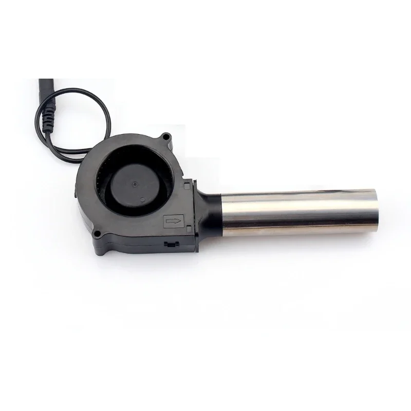 7530 مروحة منفاخ صغيرة مع وحدة تحكم متغيرة الطاقة 3700 دورة في الدقيقة ضبط السرعة AC100V-240V DC12V أنبوب طويل D2RD #4