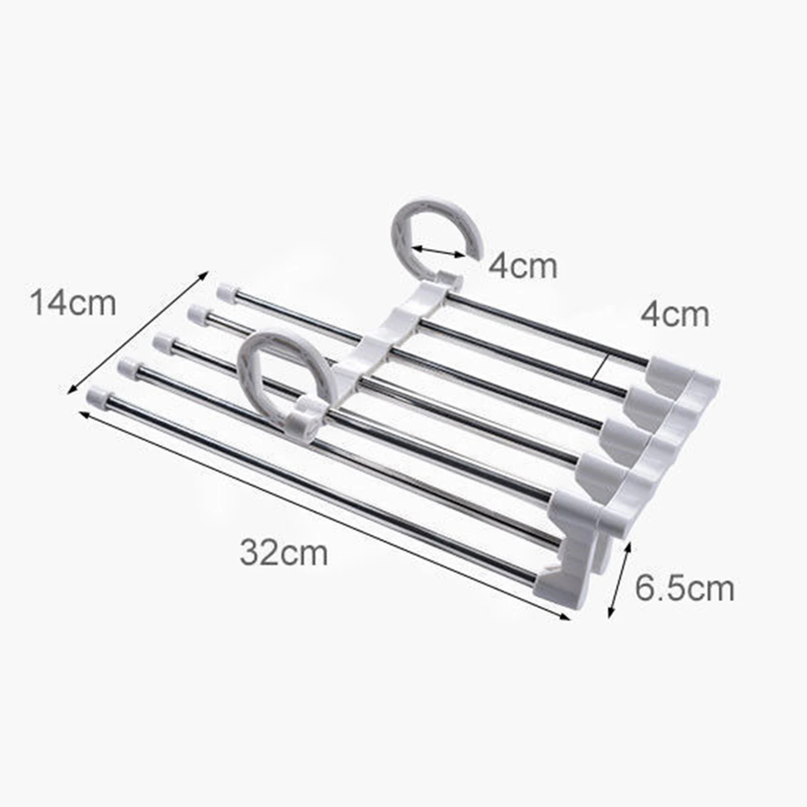 Calças Duráveis Hanger Rack, Calças Rack, Bordas lisas, Pendurado para sacos, Robes, Camisas