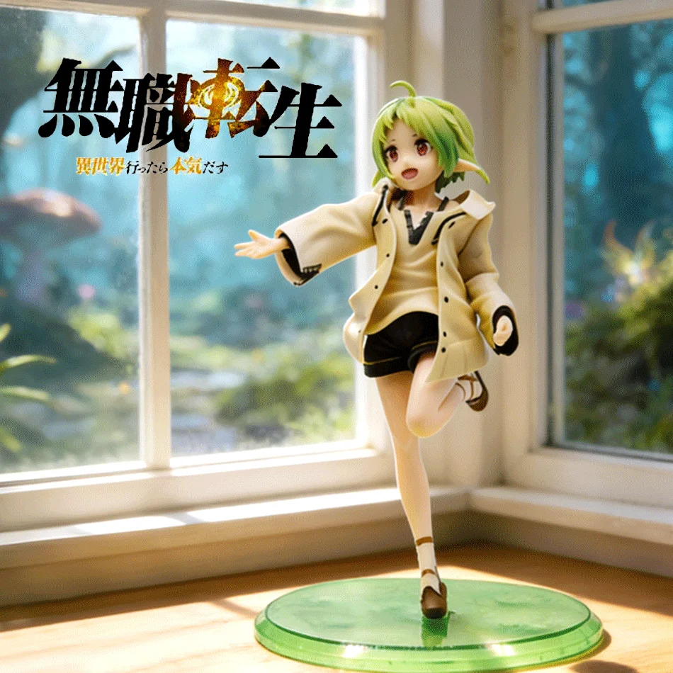 Figura de acción de mago Roxy Migurdia, Mushoku Tensei: reencarnación sin voz, figura de Anime de PVC, modelo de colección para adultos, muñeca de juguete