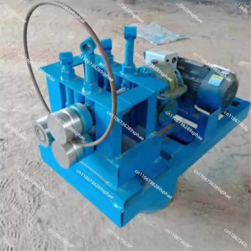 Electric small flat iron steel bar rolling machine flat iron bending  arc bending wire circling machine
