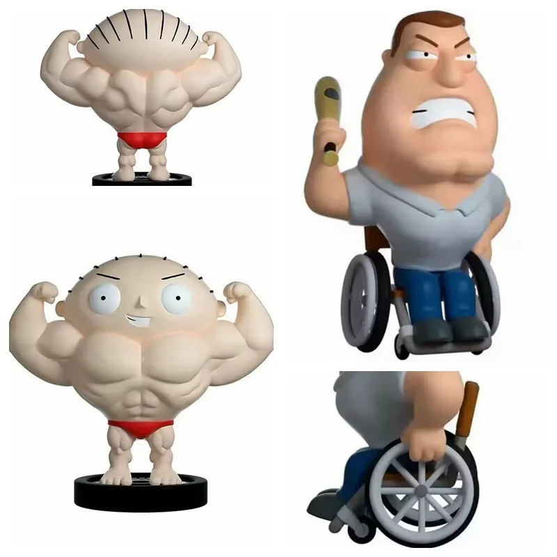 

Anime Family and Guy Stewie Griffin Peter Griffin PVC Action Figures Desktop Decoration Model Collectible Statues Toys Gifts