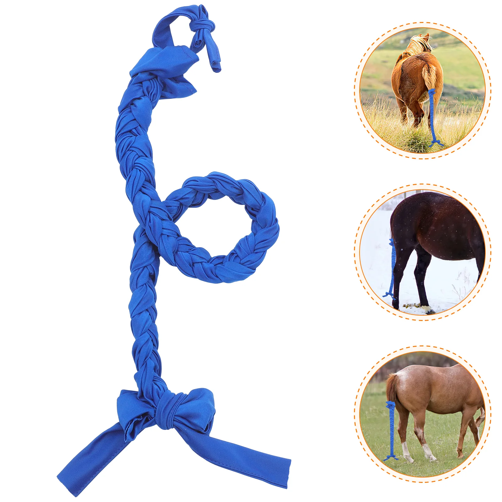 Ponytail Bag Horse Holder Extension for Protector Protectors Pouch Farm Supplies Grooming Tools Braided Tape Extensions Horses